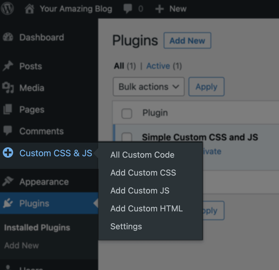 Adding CSS in WordPress